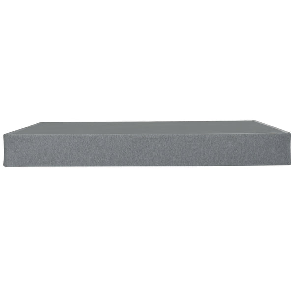 English Elm 9 9 in. Twin-XL Folding Mattress Foundation Bed Base – Portable Metal Frame, Non-Slip Cover, Compact Storage B011P216694