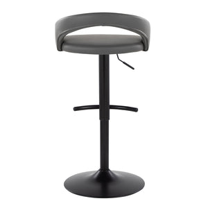 English Elm Adjustable Swivel Barstools Set of 3 Faux Leather Industrial Kitchen Counter Seating B202S02043