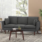 Christopher Knight Home® - Noble House - Feichko Contemporary Fabric Pillow Back 3 Seater Sofa