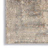 Nourison Concerto CNC03 Machine Made Power-loomed Borderless Design Indoor Only Contemporary Rustic Rug Beige Grey, Beige Grey 80% Polypropylene,20% Polyester 99446748843