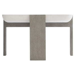 Bernhardt Bernhardt Modern-Organic Gooding Cocktail Table With Sand Grey Faux Concrete Top And Flint Wood Base 484023