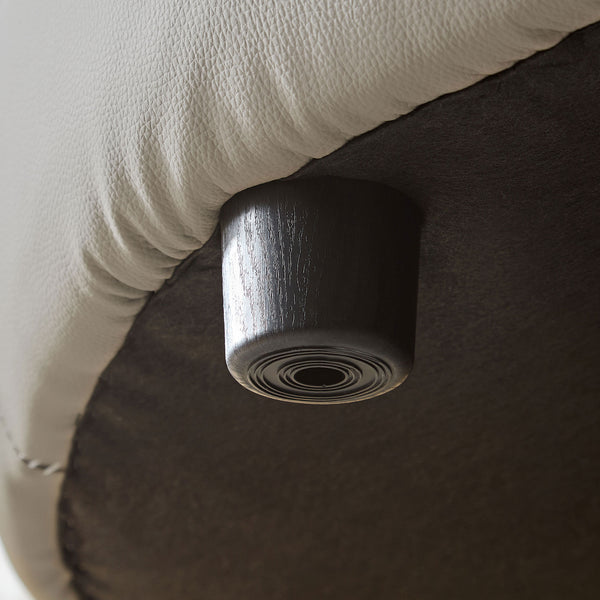 English Elm Modern 5-Seat Curved Sectional Sofa In Light Grey Eco-Leather - Stylish Comfort For Apartments & Offices W2582S00078