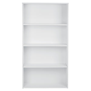 OSP Home Furnishings Prado 60" 4-Shelf Bookcase White