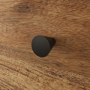 English Elm Mate's Brown Finish Platform Bed with Smooth-Glide Storage Drawers, Mango Tone, Space-Saving Durable Design B356P367835