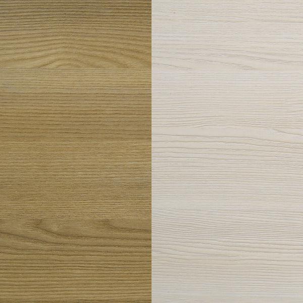 English Elm Lincoln 6-Drawer Dresser - Modern Two-Tone Design With Natural Wood Trim For Stylish Bedroom Storage B062P378411