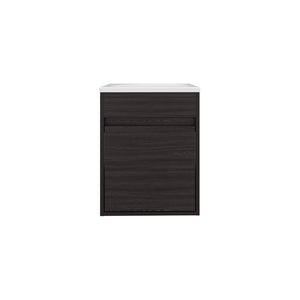 English Elm Sutcliffe Modern Vanity Sink Cabinet with Spacious Storage, Engineered Wood, Durable Easy-Clean Finish Black B092P329248