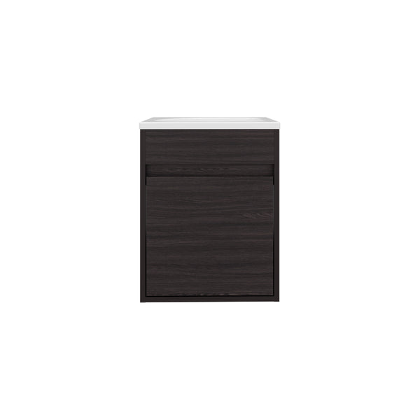 English Elm Sutcliffe Modern Vanity Sink Cabinet with Spacious Storage, Engineered Wood, Durable Easy-Clean Finish Black B092P329248