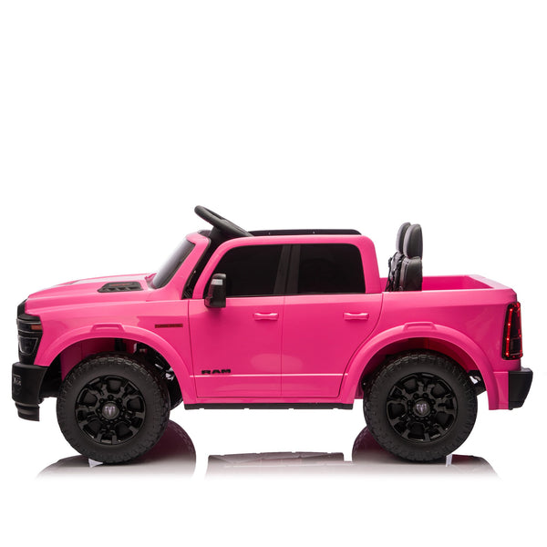 English Elm 24v Dodge Ram 2500 Licensed Kids Ride on Truck with Remote Dual Motors Suspension W1578P305882