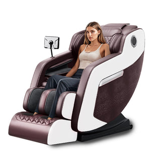 English Elm The Zero Gravity Massage Chair With Hip Heating, Foot Relief & Full Airbag Coverage For Home/Office Comfort W3327S00003-GIGA