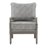 OSP Home Furnishings Abbott Chair Graphite