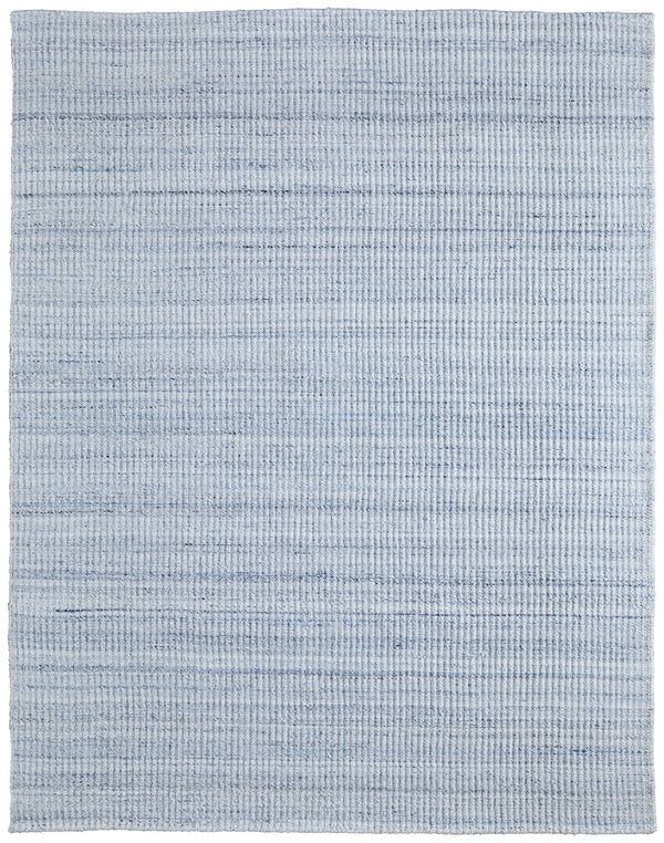 Feizy Rugs Limerick Hand Woven Pet Rug With Cozy Ribbed Texture For Modern Contemporary Spaces And Design Blue,White Pet T37t8022blu000p00