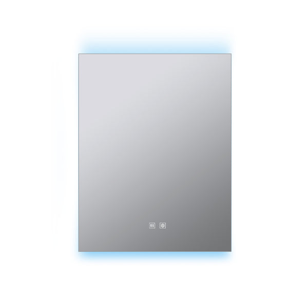 English Elm Corsica Aluminum Led Medicine Cabinet with Defogger and Soft Close Mirror Door B2731P477796