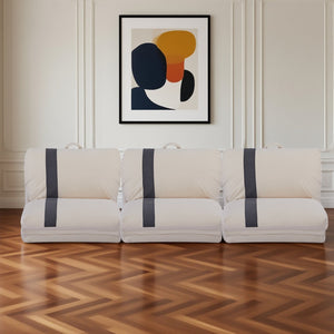 English Elm Aria Modern Modular Sofa Bed - 6-Position Adjustable, Space-Saving Corduroy Design For Small Spaces W3391S00016