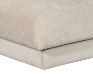 Sunpan TECOMA Sofa Chaise - Modern Minimalist Design in Danny Cream, Right-Hand Facing Comfort for Living Spaces 106171