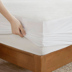 English Elm 1-Piece Full Heated Mattress Pad - Soft Polyester, 5-Setting Controller, Deep 15" Skirt For Comfort B035P408312
