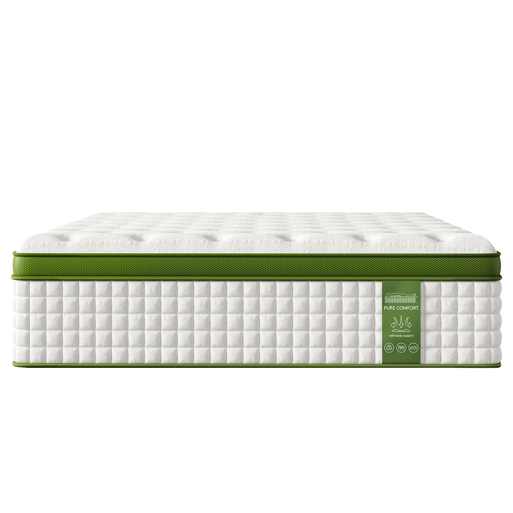 English Elm 12 Inch King Hybrid Mattress Gel Foam Pocket Springs Pressure Relief Cool Knit B2716P242980