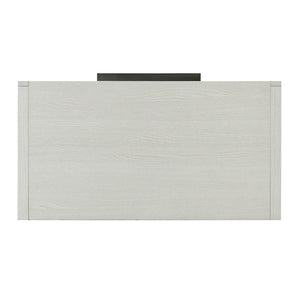 English Elm Modern 3-Drawer Nightstand Beige Finish with Dovetail Full-Extension Drawers, Metal Hardware, 30"W x 17"D x 27"H B2741P405641