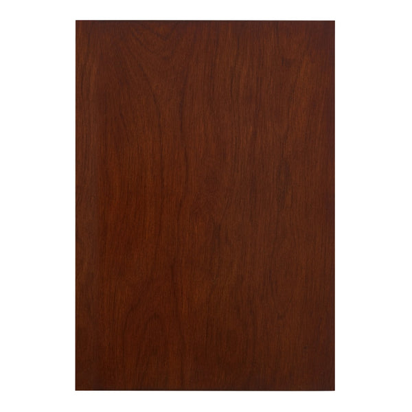 English Elm Corner Curio Display Cabinet with Mirrored Back, Interior Lighting, Adjustable Glass Shelves, Elegant Finish Walnut W1693P171662