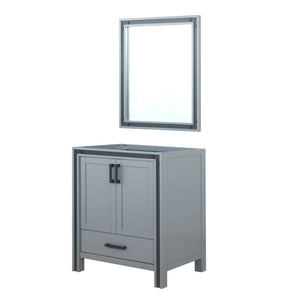 English Elm Dark Grey Bath Vanity Set With 28" Mirror - Modern Style, Easy Installation & Ample Storage Space B2731S00537
