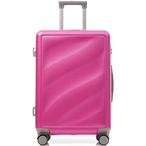 English Elm Luggage 3 Piece Hardshell Abs Set with Spinner Wheels Tsa Lock Travel Ready Pink N730P304620P