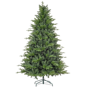 English Elm Homcom 7Ft Artificial Christmas Tree With 2445 Tips, Easy Setup, And Stable Metal Stand For Holidays W2225P229375