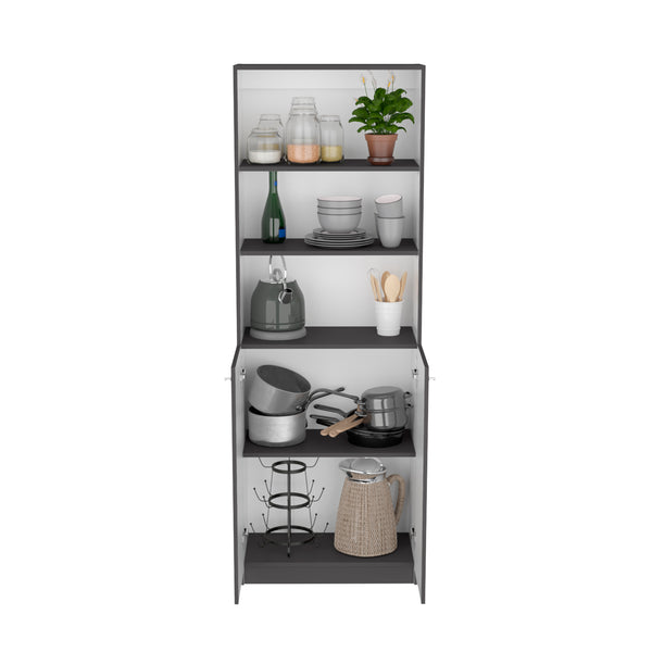 English Elm June 3 Piece Home Bookcase Set with 13 Shelves & Two-Door Cabinet, Modern Durable Storage Solution Multicolor 41 L x 28 W x 5 H B070S00289