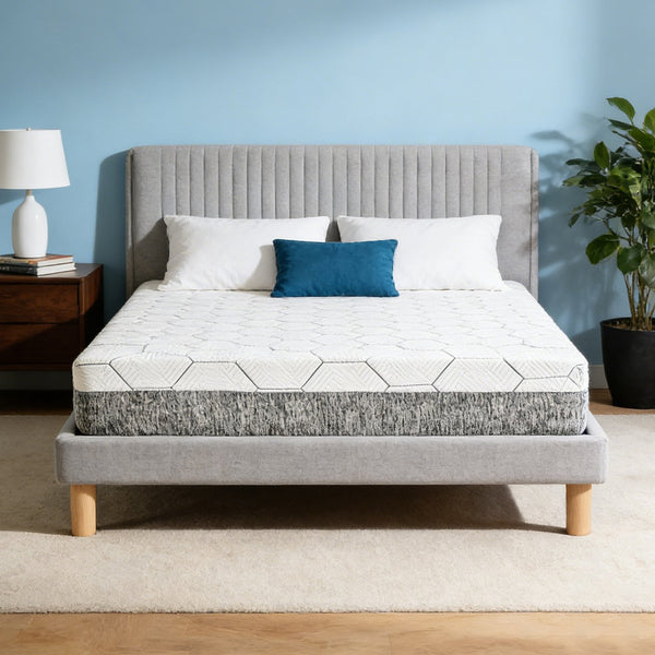 English Elm 12 Inch Queen Mattress Five Zone Foam Japanese Minimalist Design Cool Breathable Sleep W5081P394367