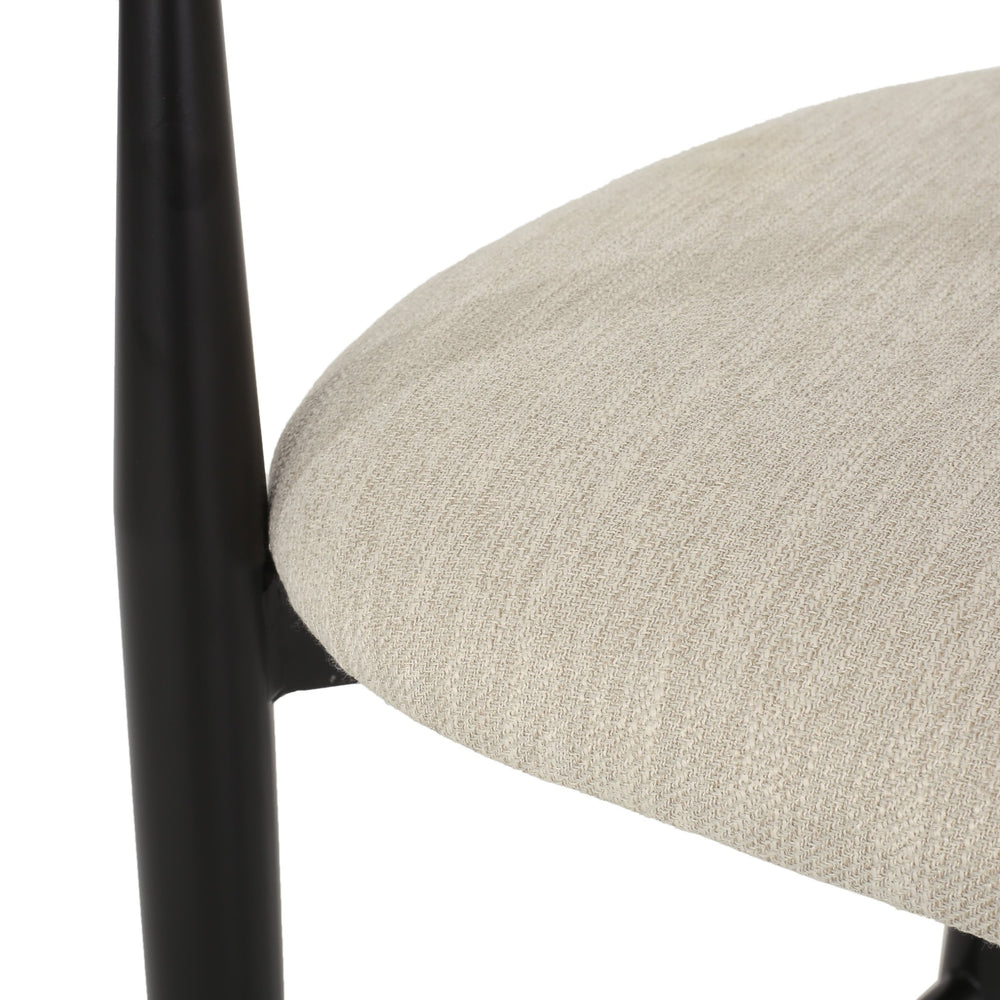 English Elm Christopher Knight Home® - Barstools Set Of 2 – Modern Upholstered Stools With Back Support & Durable Iron Legs For Kitchen Use N779P248198B