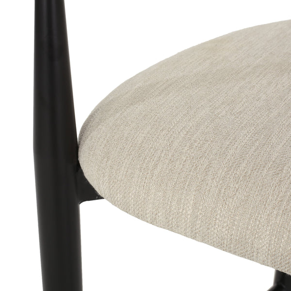 English Elm Christopher Knight Home® - Barstools Set Of 2 – Modern Upholstered Stools With Back Support & Durable Iron Legs For Kitchen Use N779P248198B