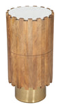 Bombay Drink Table Natural 109762 Zuo Modern