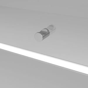 English Elm White Glass Door Shoe Cabinet with RGB LED Showcase Lighting, Stackable Dust-Proof Display Unit W331P214186