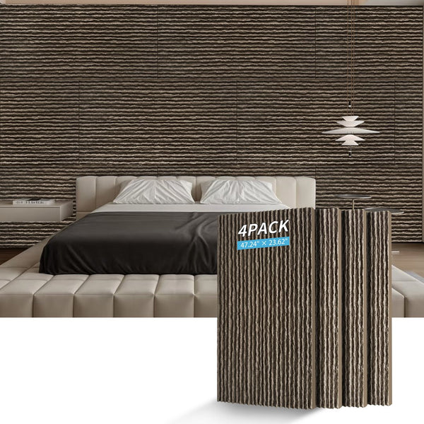 English Elm 3d Faux Stone Pu Wall Panels Set Lightweight Flame Resistant Architectural Accent W347P419659