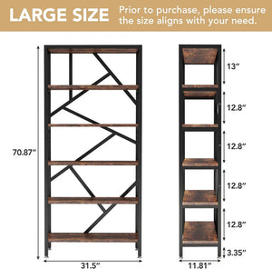 English Elm Display Cabinet Wall Mounted 5 Tier Glass Door Shelving for Collectibles Matte Black T3971P448682