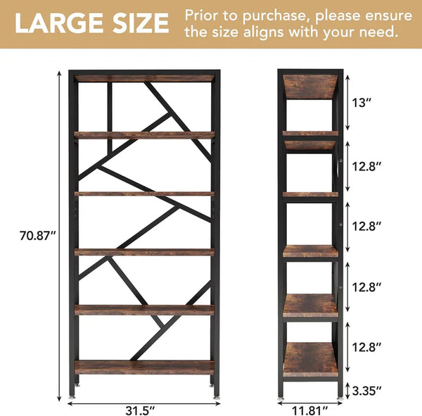 English Elm Display Cabinet Wall Mounted 5 Tier Glass Door Shelving for Collectibles Matte Black T3971P448682
