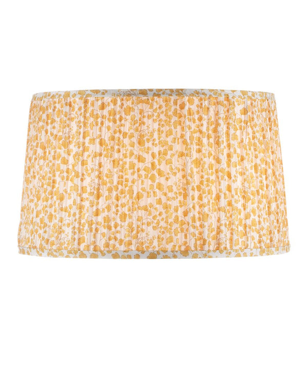 Currey & Company Maiden Tapered Lamp Shade - Ginkgo-inspired Pleated Design For A Chic And Stylish Home Decor Upgrade Yellow Cotton 0900-6002-currey-company