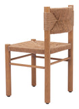 Iska Dining Chair - Set of 2 Natural 704050 Zuo Modern