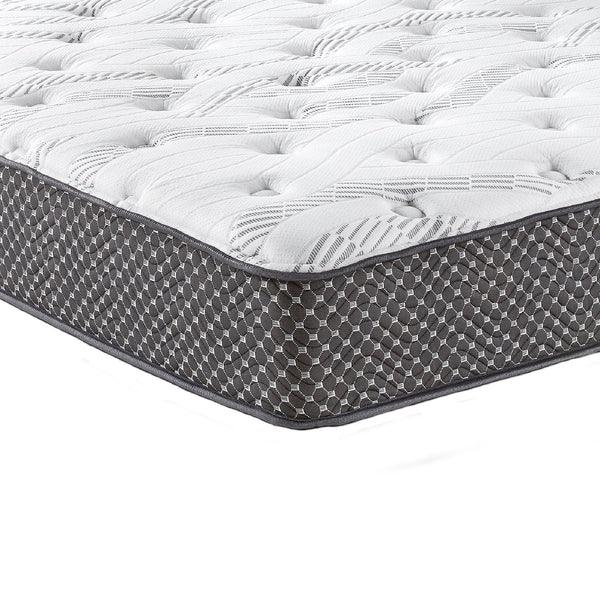 English Elm 10" Quilted Hybrid Mattress with Gel Foam and Coil Support for Restful Sleep B209P284739