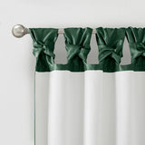 Madison Park Emilia Transitional Twist Tab Lined Window Curtain Panel MP40-8333 Green