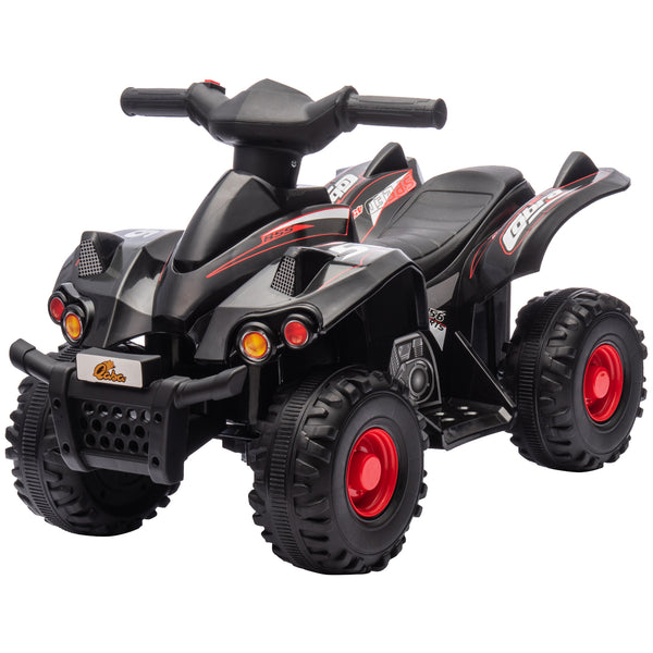 English Elm Qaba 6v Battery Powered Kids Atv Ride on Four Wheeler with Music Ages 2 to 6 W2225P249802