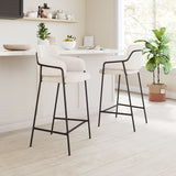 Marcel Barstool - Set of 2 Cream 109667 Zuo Modern