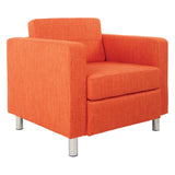 OSP Home Furnishings Pacific Armchair Tangerine