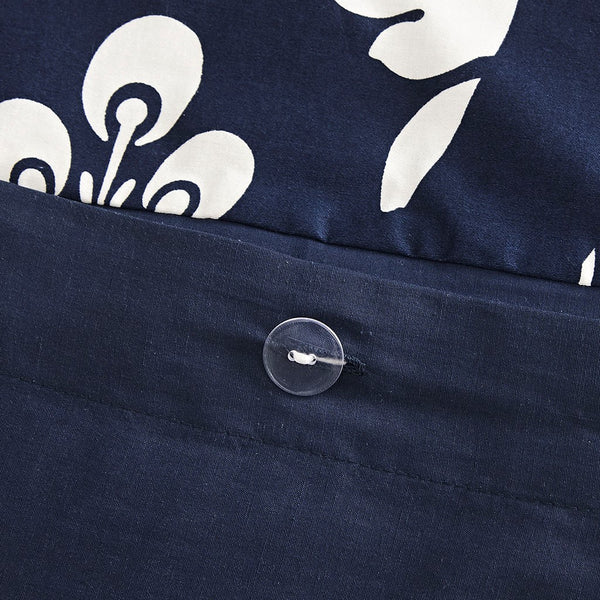 English Elm Full/Queen Vienna 6-Piece Printed Duvet Cover Set — 100% Cotton Sateen, Damask Print, OEKO-TEX Certified B03597317