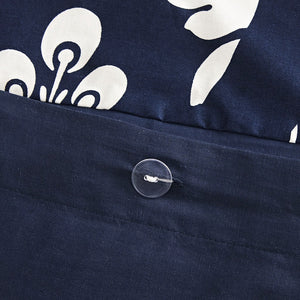 English Elm King/Cal King Vienna 6-Piece Printed Cotton Sateen Duvet Cover Set — Damask Design, OEKO-TEX, Pillows Included B03597318