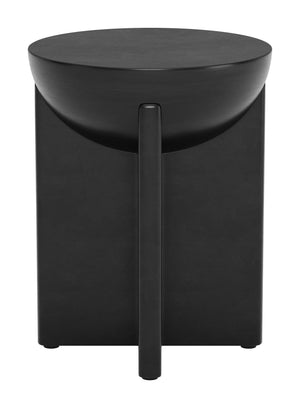 Tume Side Table Black 110239 Zuo Modern