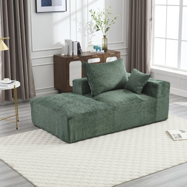 English Elm United Memory Foam 2-Seater Couch - Soft Chenille, No Assembly, Compact Design For Small Spaces W1568P222614-GIGA