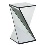 Christopher Knight Home® - Noble House - Amiel Geometrical Mirrored Side Table