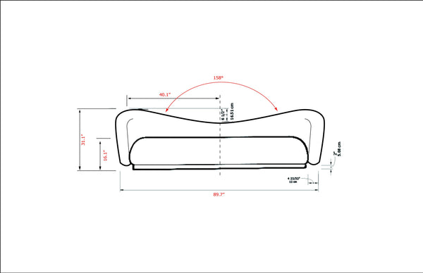 English Elm Comfy Beige Sofa With Durable Kiln-Dried Hardwood Frame, Soft Cushions, And Stylish Accessories W2998P232881
