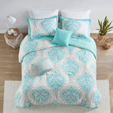 Intelligent Design Senna Transitional Comforter Set ID10-416 Aqua