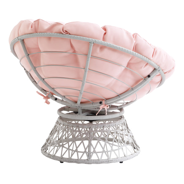 OSP Home Furnishings Papasan Chair Pink