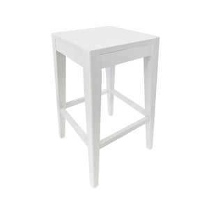 English Elm Christopher Knight Home® - COUNTER White Fabric Counter Stool Set of 2 — Farmhouse Handcrafted Wooden Look, 25.75"H, Easy Assembly 64541.00WHI